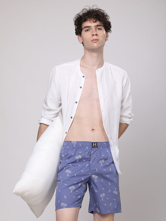 Men's 100% Cotton Lounge Boxers