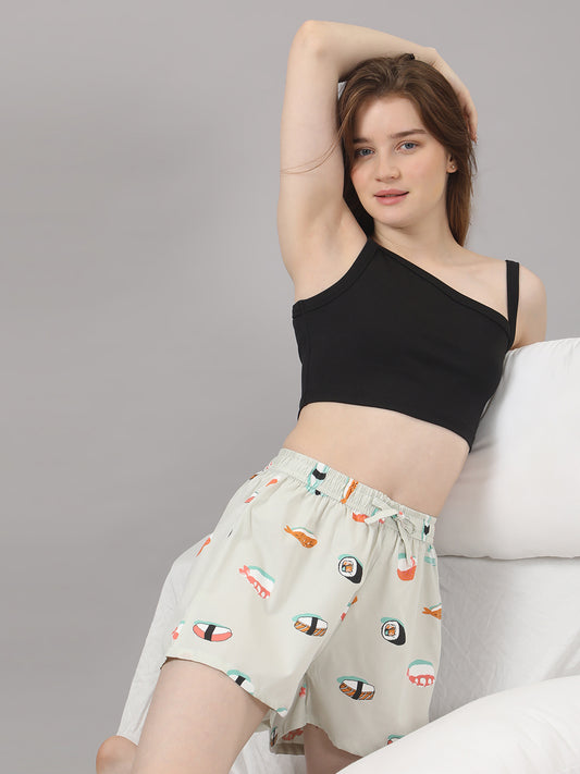 Women's 100% Cotton Lounge Boxers