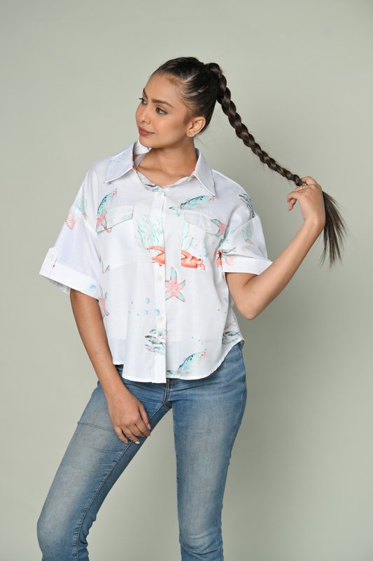 Women Half Sleevs Shirt