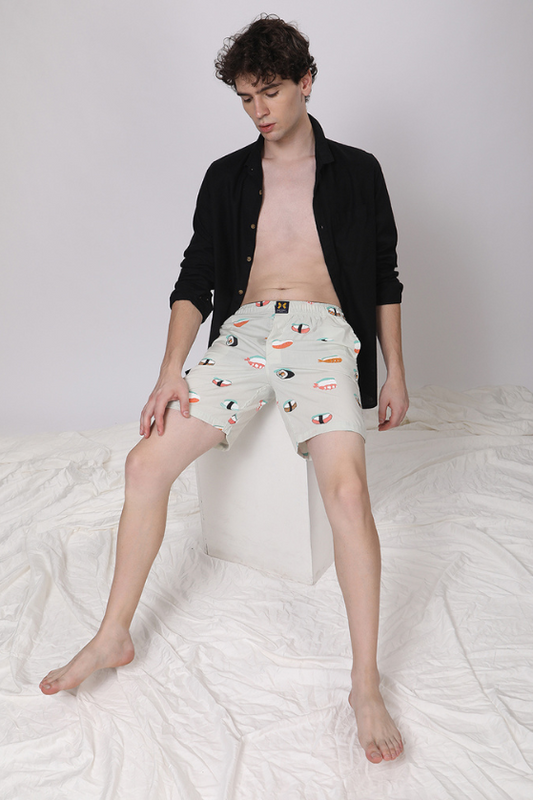 Men's 100% Cotton Lounge Boxers